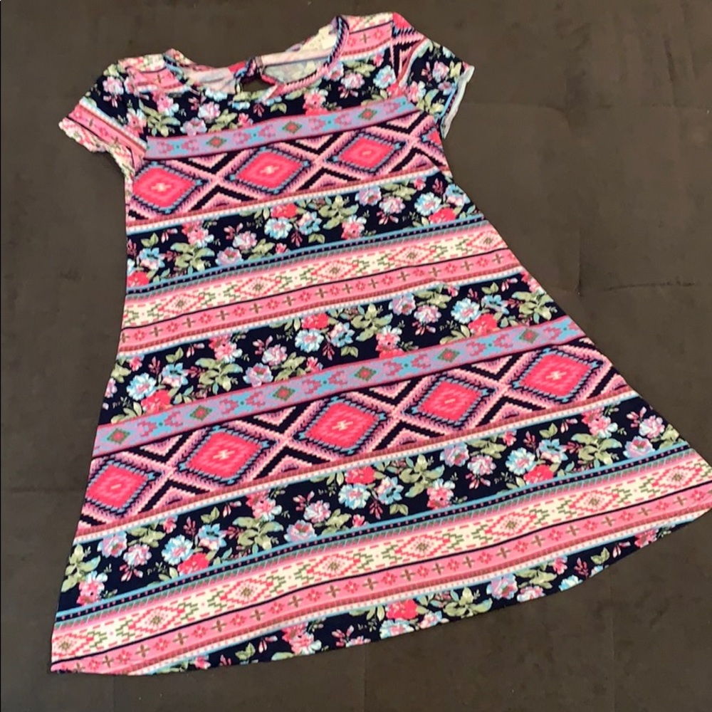 Girls floral design dress